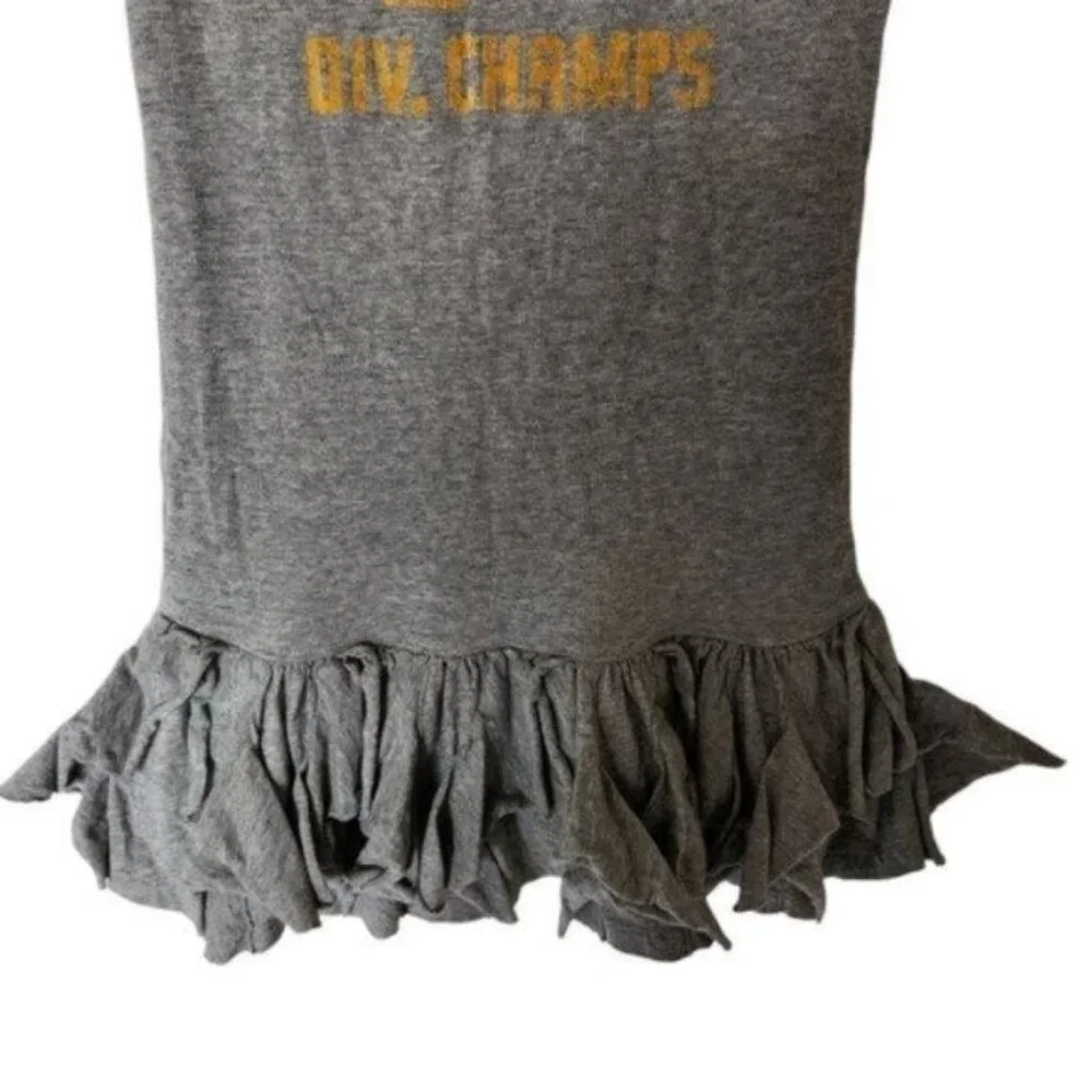 Ralph Lauren Gray Ruffle New York‎ Girls Size S Small 6 Years